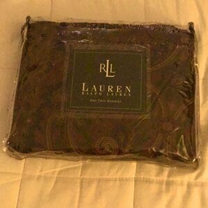 NEW Brianna Paisley Blue Green Ralph Lauren Twin Bed Skirt Dust Ruffle Dustruffl